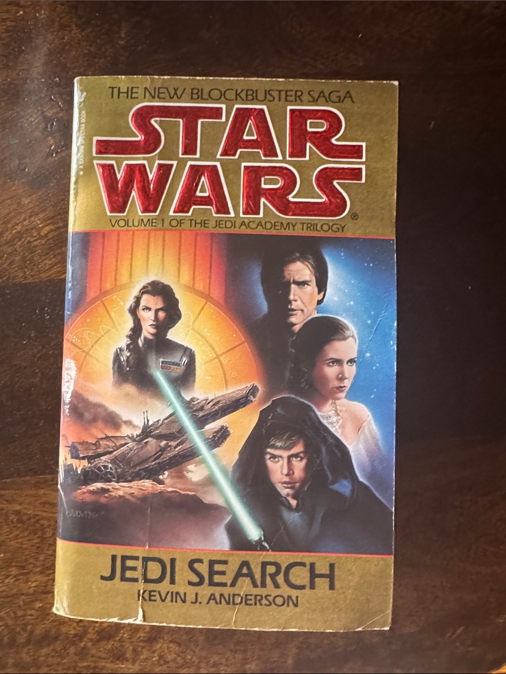 Star Wars Jedi Search — Gold, Red and Blue Artwork